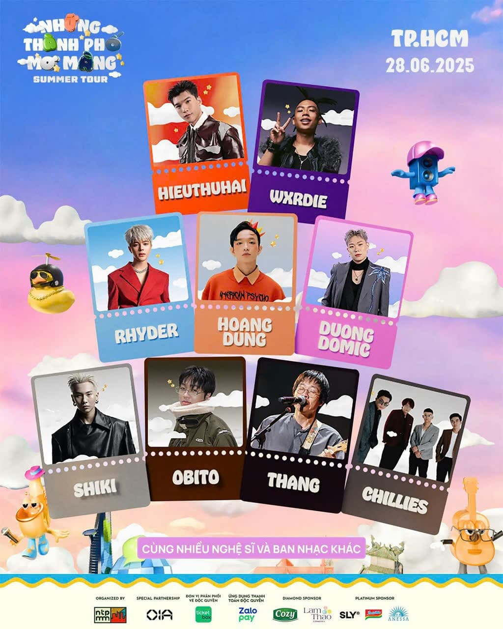 Những Thành Phố Mơ Màng - Summer Tour 2025: Hành Trình Âm Nhạc Bùng Nổ Cùng Dàn Nghệ Sĩ Indie và Underground Tại Sân Vận Động Phú Thọ details-one